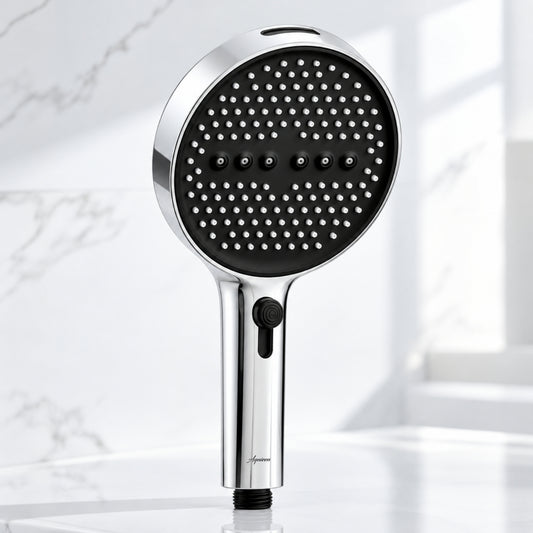 Aquieen Aqua Fall Overhead Shower with Hand Shower & Flexible Hose - Chrome