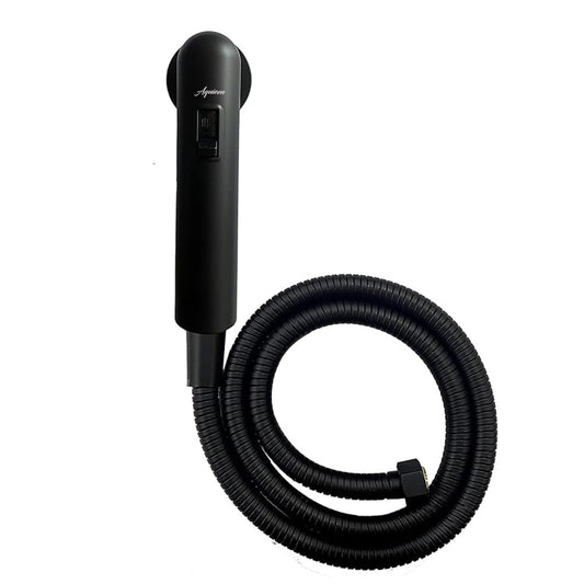 Health Faucet Set in Matte Black Finish - Magna Series ABS Jet Spray with 1m Hose & Magnetic Hook