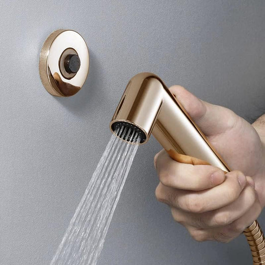 Health Faucet Set in Rose Gold Finish - Magna Series ABS Jet Spray with Magnetic Hook & Hose