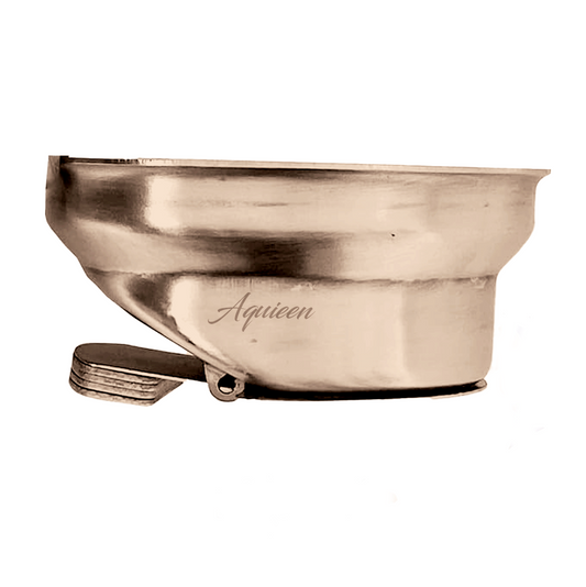 6-Inch Anti-Foul Cockroach Trap | Brushed Rose Gold SS304 Floor Drain Cover for Floor & Balcony Use