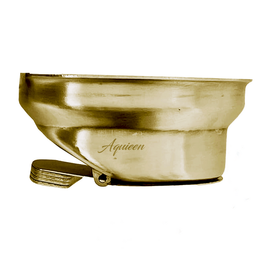 5-Inch Anti-Foul Cockroach Trap | Brushed Gold SS304 Floor Drain Cover for Bathroom & Balcony