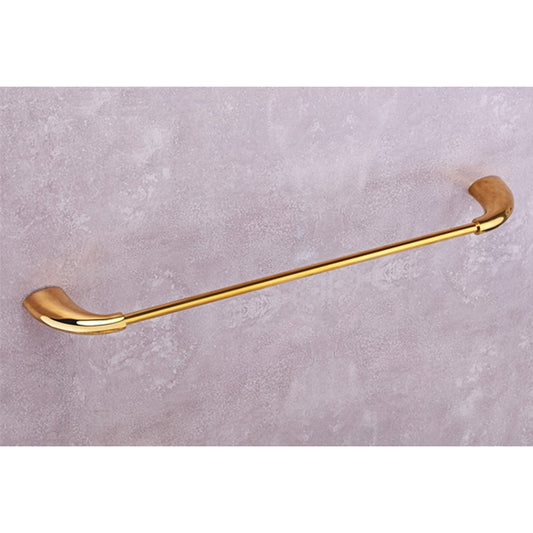 24-Inch Brass Towel Rod | Gold Finish Wall-Mounted Holder with PVD Coating - Entice Series