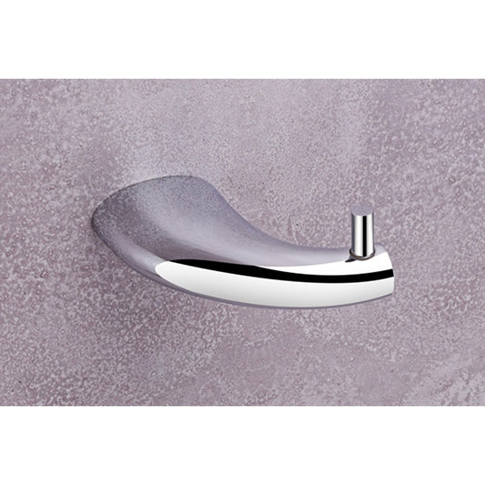 Robe Hook in Chrome Finish, Brass Made, Wall-Mounted Towels & Clothes Hanger