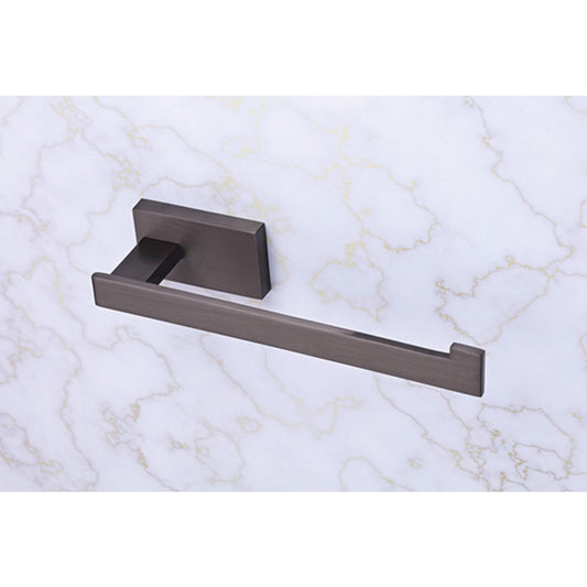 Wall-Mounted Napkin Ring Holder - Heavy-Duty Brass in Matte Black Finish with Powder Coating - Amarillo Series