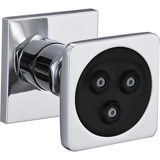 2-Inch Round SS304 Body Shower Jet - Chrome Finish | Heavy-Duty Wall-Mounted Jet