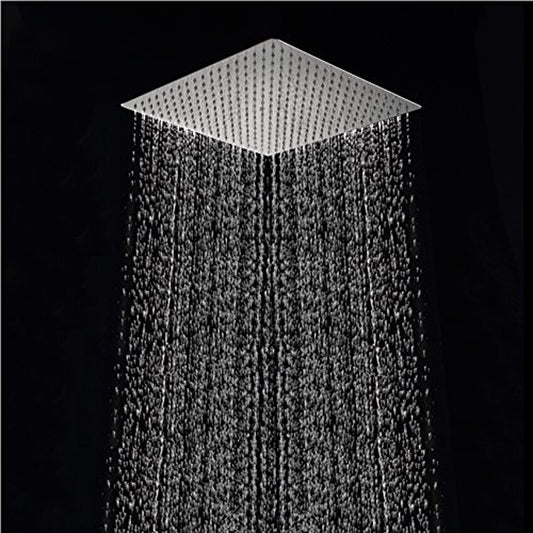 20x20" Rainfall Ceiling Shower | Chrome Finish SS304 | Luxury Spa Shower