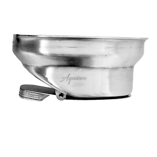 5-Inch Anti-Foul Cockroach Trap | SS304 Stainless Steel Floor Drain Cover in Brushed Silver Finish