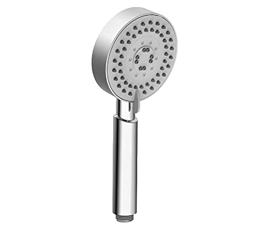 5-Function Hand Shower, Chrome Finish, ABS Body, Wall-Mounted for Bathroom Use - H2Micro Series