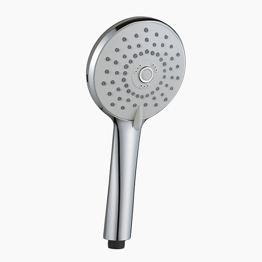 3-Function Hand Shower, Chrome Finish, ABS Body, Wall-Mounted for Bathroom Use - Fuid Series