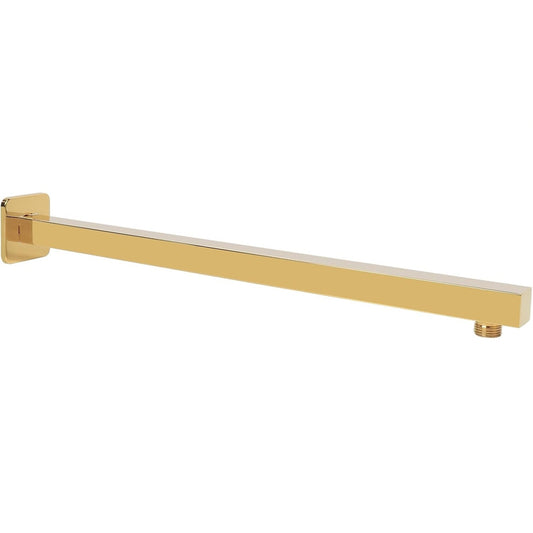 18-Inches Shower Arm | Heavy-Duty Stainless Steel | Gold Finish | Wall-Mounted