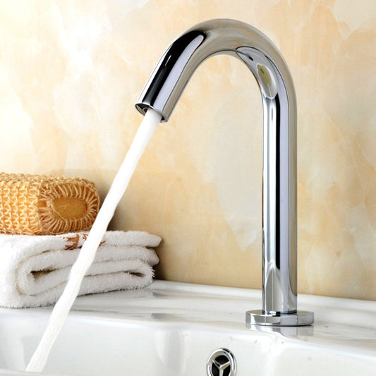 Extended Body Sensor Tap in Chrome Finish - Brass Touchless Infrared Faucet for Bathroom & Kitchen