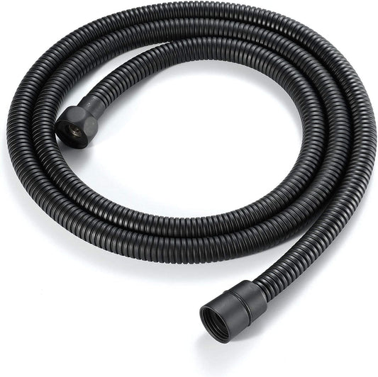 1-Meter SS304 Flexible Shower Hose in Matte Black Finish | Rust-Resistant & High-Pressure Pipe