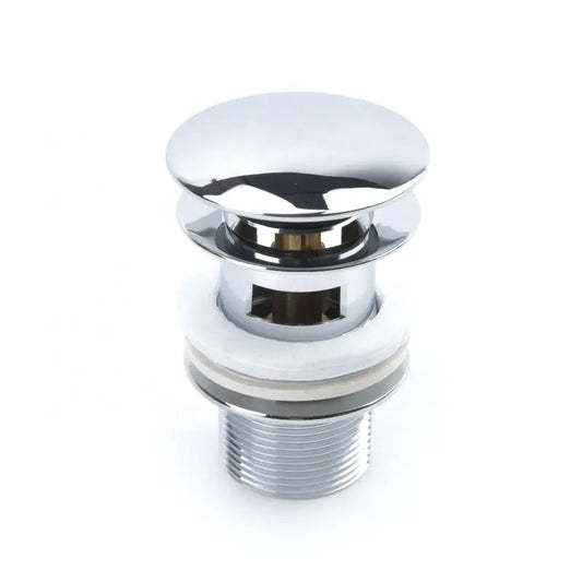3-Inch Brass Pop-Up Waste Coupling - Chrome Finish | Sink Drain for Wash Basins & Kitchen Use