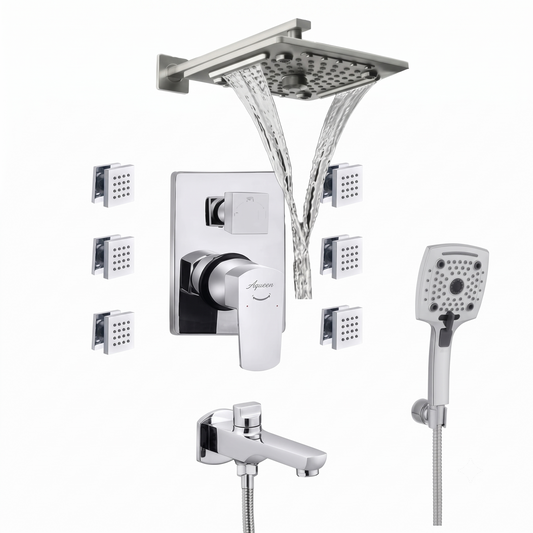 Zura Diverter Set 8 SHOWER WITH 6 BODY JET