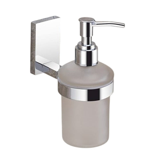 Liquid Soap Dispenser Chrome Finish, SS304 Stainless Steel Made, Wall-Mounted for Bathroom & Kitchen Use - Compel Series