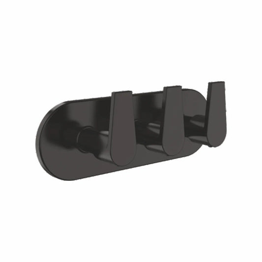 Wall-Mounted 4-Way Diverter with Exposed Part Kit | Entice | Brass Body with Matte Black Finish | PVD Coating | Multi-Function Water Control