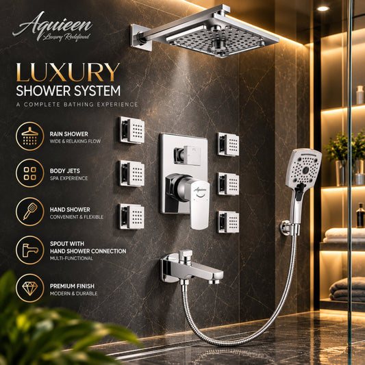 How to Create a Luxury Bathroom with a Modern Shower System