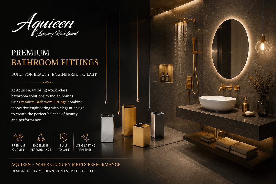 Premium Bathroom Fittings & Luxury Bathroom Fittings: Transform Your Bathroom with Aquieen