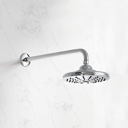 21-Inches Shower Arm | Heavy-Duty Brass | Chrome Finish | Wall-Mounted