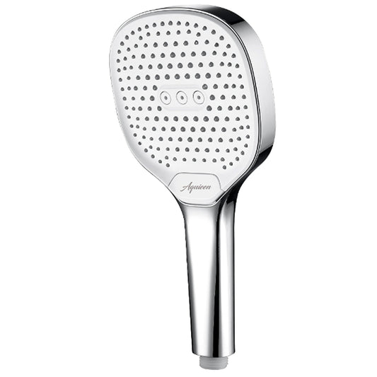 3-Function Hand Shower, Chrome Finish, ABS Body, Wall-Mounted for Bathroom Use - Ruby Series
