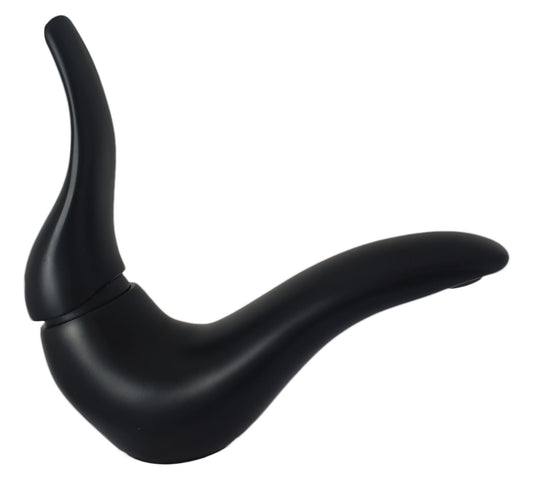 Single Lever Pillar Tap in Matte Black Finish - Brass Deck-Mounted Faucet for Bathroom & Kitchen