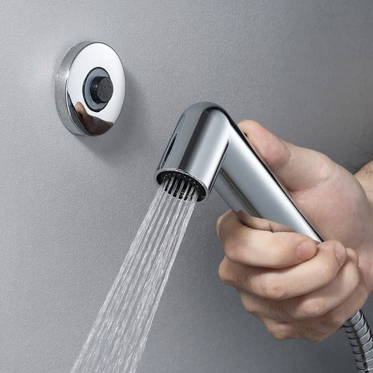 Health Faucet Set in Chrome Finish - Magna Series ABS Jet Spray with 1m SS Hose & Magnetic Hook