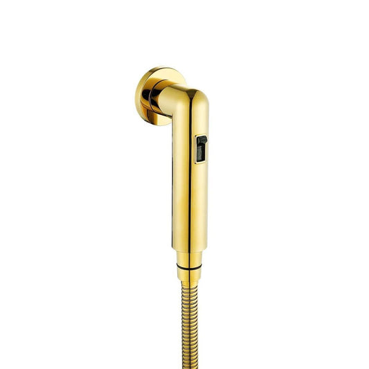Health Faucet Set in Gold Finish - Magna Series ABS Jet Spray with Hose & Magnetic Hook