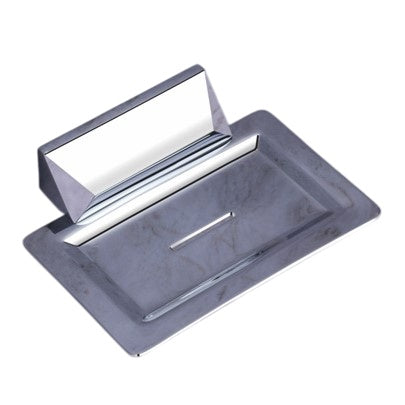 Soap Dish in Chrome Finish, Brass Made, Wall-Mounted for Bathroom Use - Zura Series