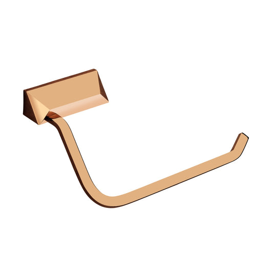 Wall-Mounted Napkin Ring Holder - Heavy-Duty Brass in Rose Gold Finish with PVD Coating - Zura Series