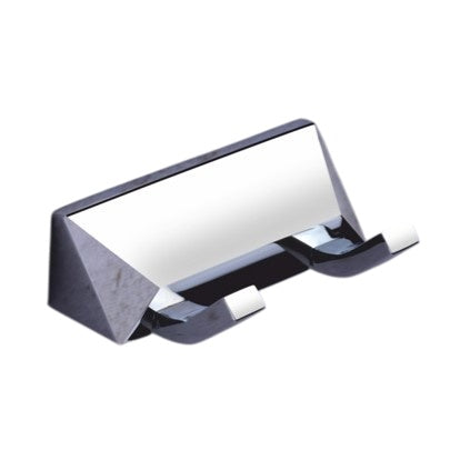 Robe Hook in Chrome Finish, Brass Made, Wall-Mounted Towels & Clothes Hanger
