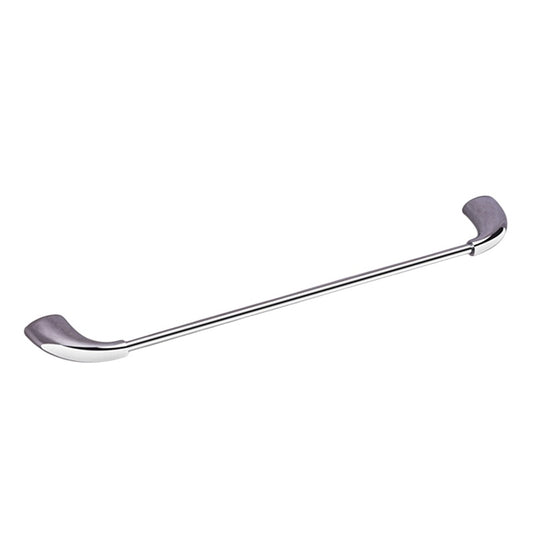24-Inch Brass Towel Rod | Chrome Finish Wall-Mounted Holder with Stand for Bathroom & Hotel - Entice Series