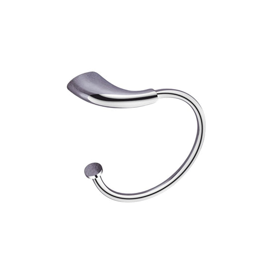 Wall-Mounted Napkin Ring Holder - Heavy-Duty Brass in Chrome Finish - Entice Series
