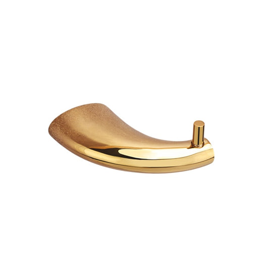 Robe Hook in Gold Finish with PVD Coating, Brass Made, Wall-Mounted Towels & Clothes Hanger
