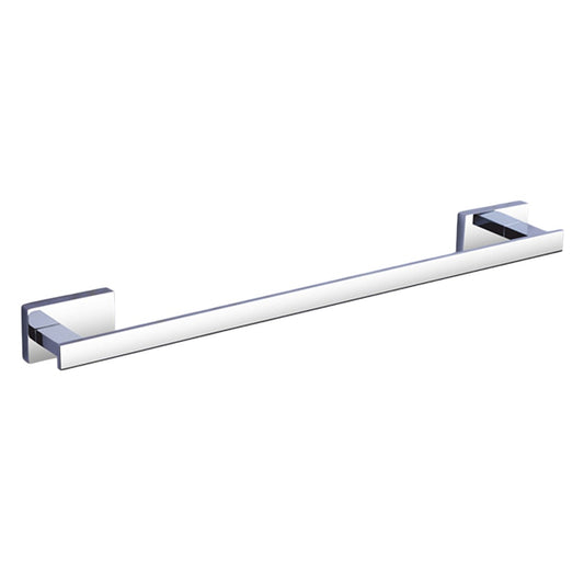 24-Inch Brass Towel Rod | Chrome Finish Wall-Mounted Holder with Stand for Bathroom & Spa - Amarillo Series