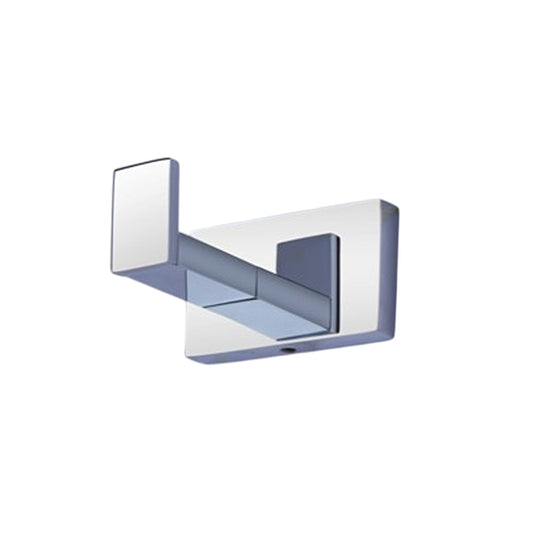 Robe Hook in Chrome Finish, Brass Made, Wall-Mounted Towels & Clothes Hanger
