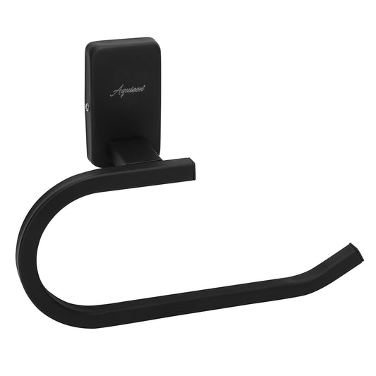 Wall-Mounted Napkin Ring Holder - Heavy-Duty SS304 Stainless Steel in Matte Black Finish with Powder Coating - Compel Series