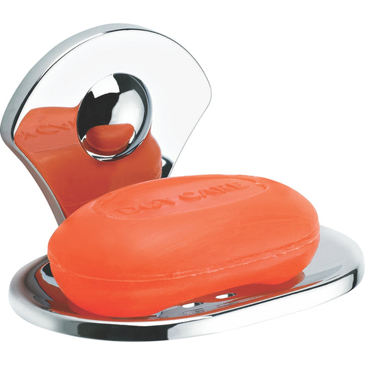 Wall-Mounted SS304 Soap Dish in Chrome Finish - Heavy-Duty, Elegant & Durable - Fluid Series