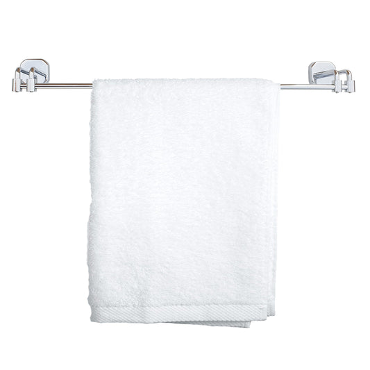 18-Inch SS304 Towel Rod | Chrome Finish Wall-Mounted Holder with Stand for Bathroom & Hotel - Emerald Series