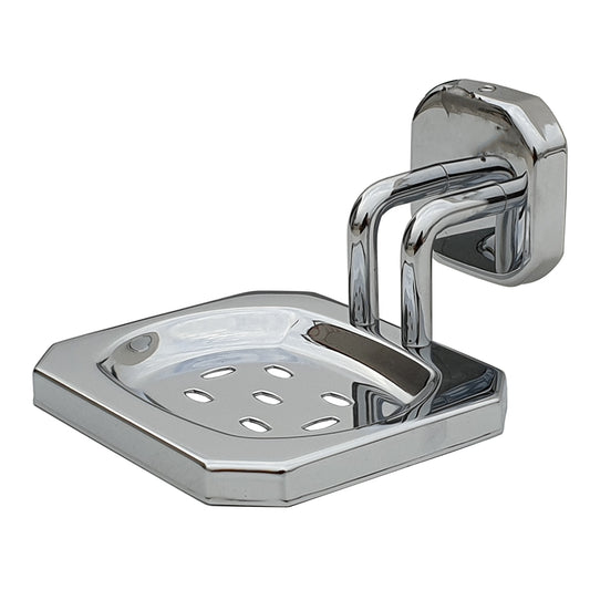 Wall-Mounted SS304 Soap Dish in Chrome Finish - Heavy-Duty, Elegant & Durable - Emerald Series