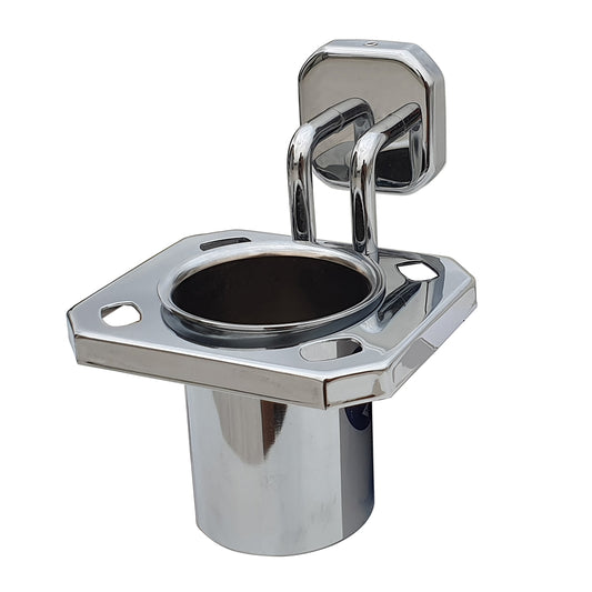Wall-Mounted Tumbler Holder - SS304 Stainless Steel with Chrome Finish, Durable and Sleek for Modern Bathrooms | Emerald Series