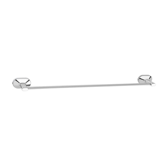 18-Inch SS304 Towel Rod | Chrome Finish Wall-Mounted Holder with Stand for Bathroom & Hotel - Cuff Series