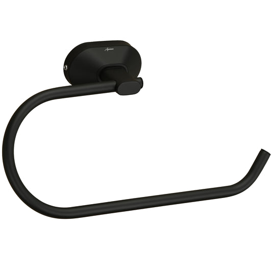 Wall-Mounted Napkin Ring Holder - Heavy-Duty SS304 Stainless Steel in Matte Black Finish - Cuff Series