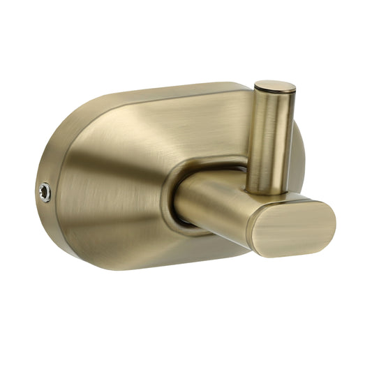 Robe Hook in Antique Brass Finish with PVD Coating, SS304 Made, Wall-Mounted Towels & Clothes Hanger