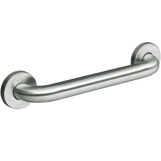16-Inch Wall-Mounted Solid Grab Bar | Heavy-Duty SS304 Stainless Steel Body in Matte Finish | Safety Support Handle for Bathrooms & Elderly Assistance