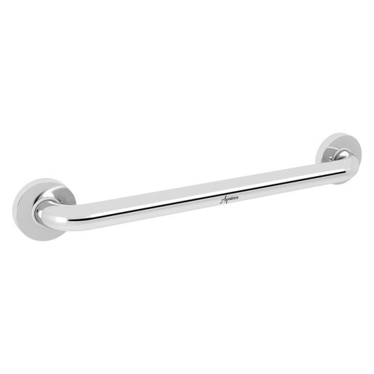 16-Inch Wall-Mounted Solid Grab Bar | Heavy-Duty SS304 Stainless Steel Body in Chrome Finish | Safety Support Handle for Bathrooms & Elderly Assistance