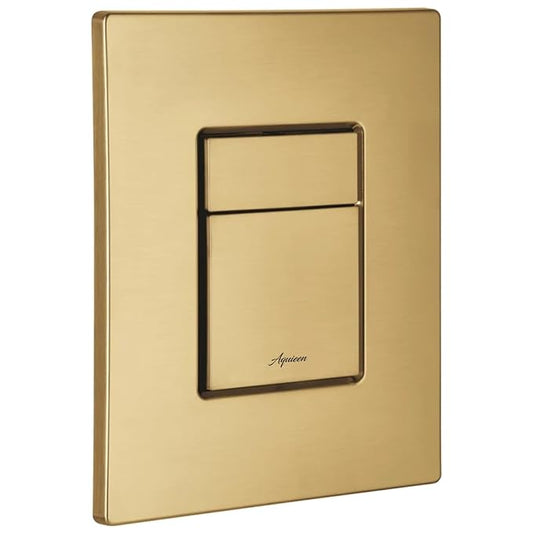 Concealed Pneumatic Cistern with Gold Flush Plate | Sleek In-Wall Water-Saving Flush Tank | Durable ABS Built-In Cistern for Modern & Luxury Bathrooms