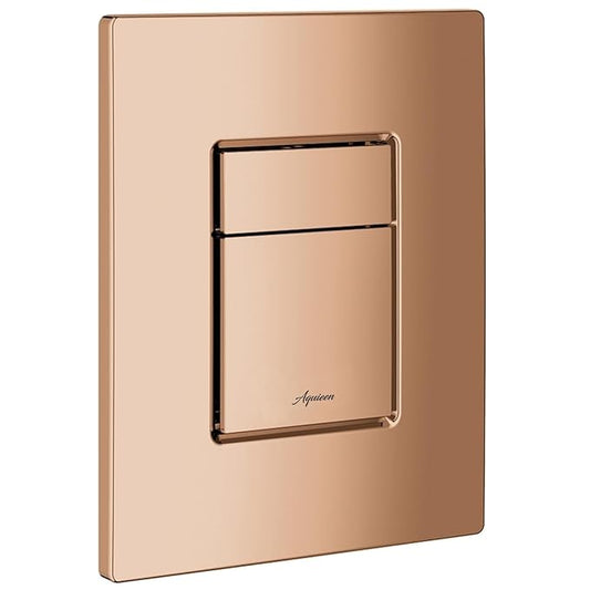 Concealed Pneumatic Cistern with Rose Gold Flush Plate | Sleek In-Wall Water-Saving Flush Tank | Durable ABS Built-In Cistern for Modern & Luxury Bathrooms