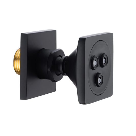 2-Inch Round SS304 Body Shower Jet - Matte Black Finish | Heavy-Duty Wall-Mounted Jet