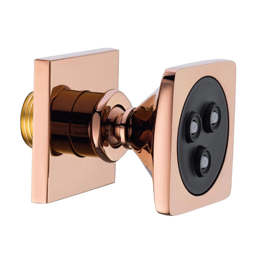 2-Inch Round SS304 Body Shower Jet - Rose Gold Finish | Heavy-Duty Wall-Mounted Jet