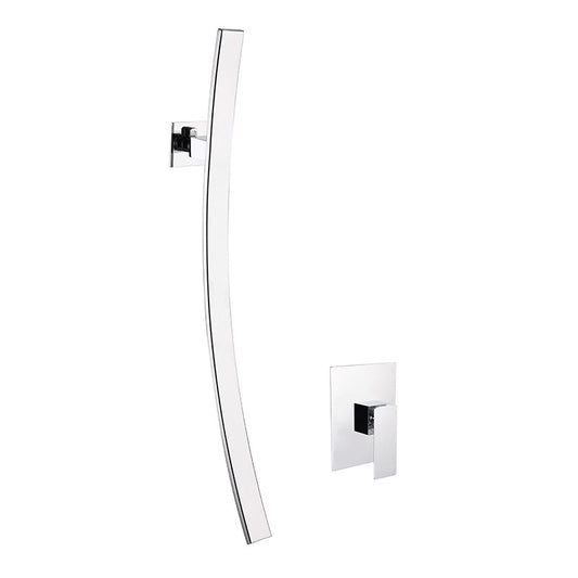 Wall Mounted Basin Mixer Tap in Chrome Finish | Heavy-Duty Brass Made | Hot & Cold Water Tap | Amor Series